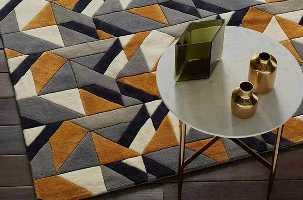 Geometric Rugs in the living room